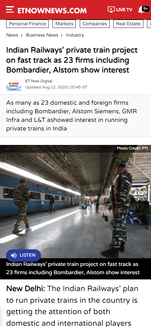 Front Page Screenshot