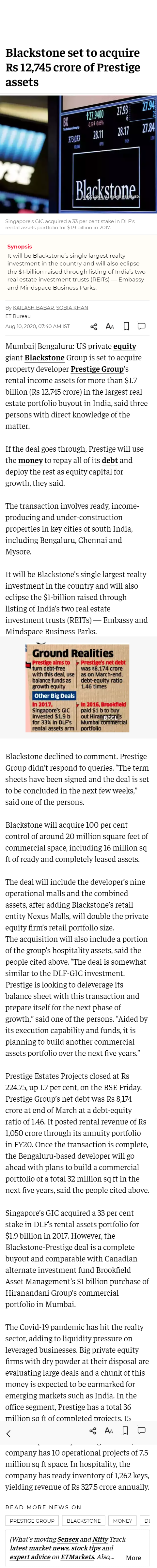 Full News Screenshot