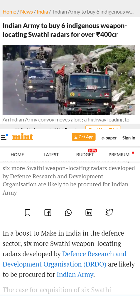 Full News Screenshot