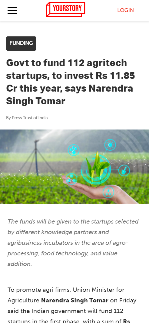 Front Page Screenshot