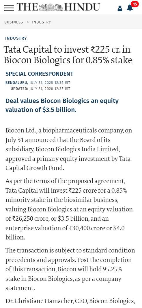 Front Page Screenshot