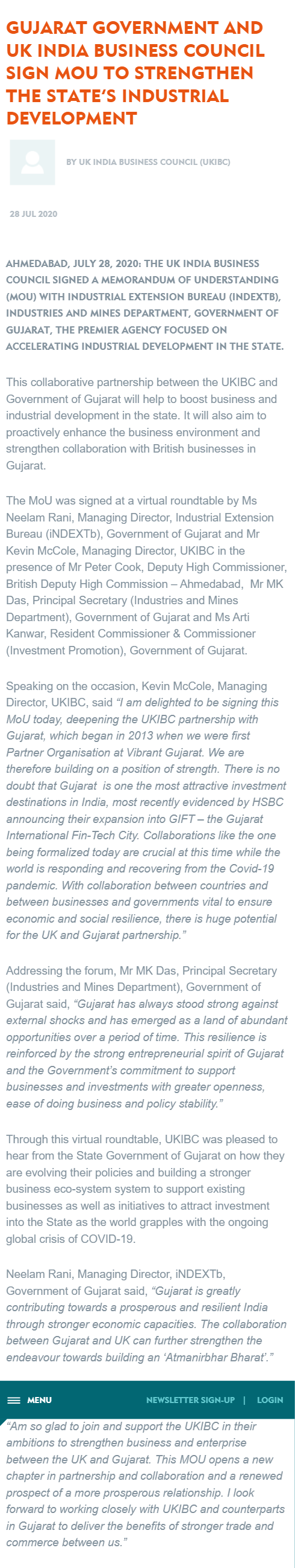 Full News Screenshot