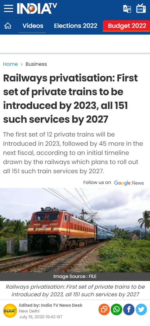 Front Page Screenshot