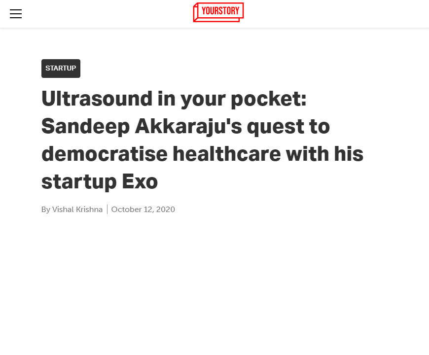 Front Page Screenshot