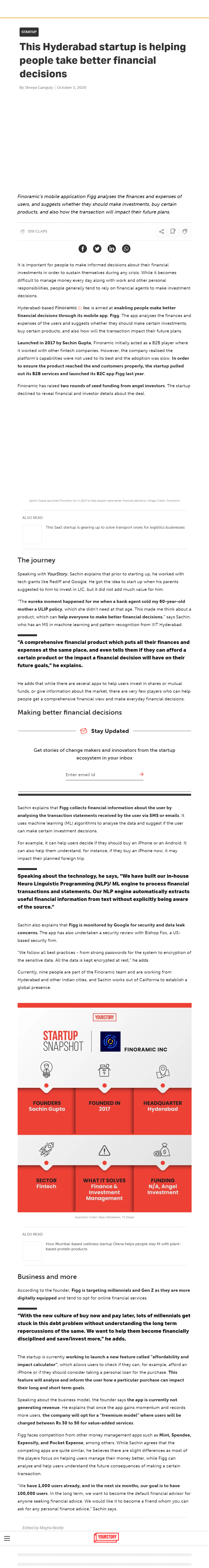 Full News Screenshot