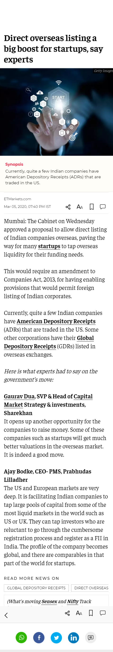 Full News Screenshot