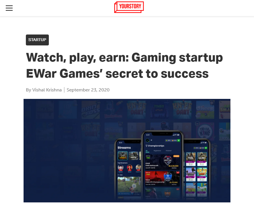 Front Page Screenshot