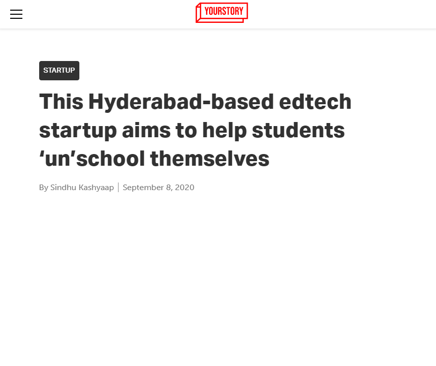 Front Page Screenshot