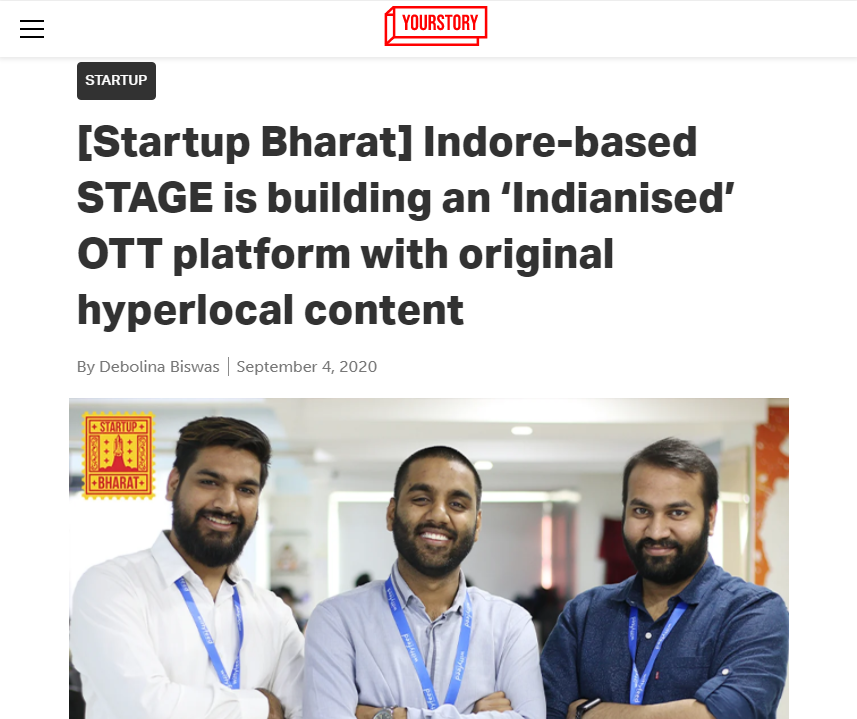 Front Page Screenshot