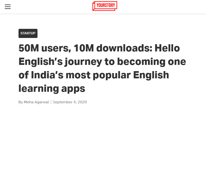 Front Page Screenshot