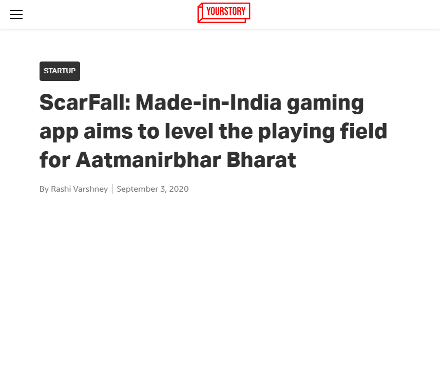 Front Page Screenshot