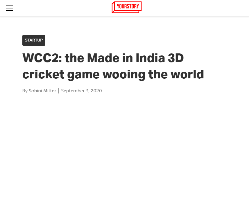 Front Page Screenshot