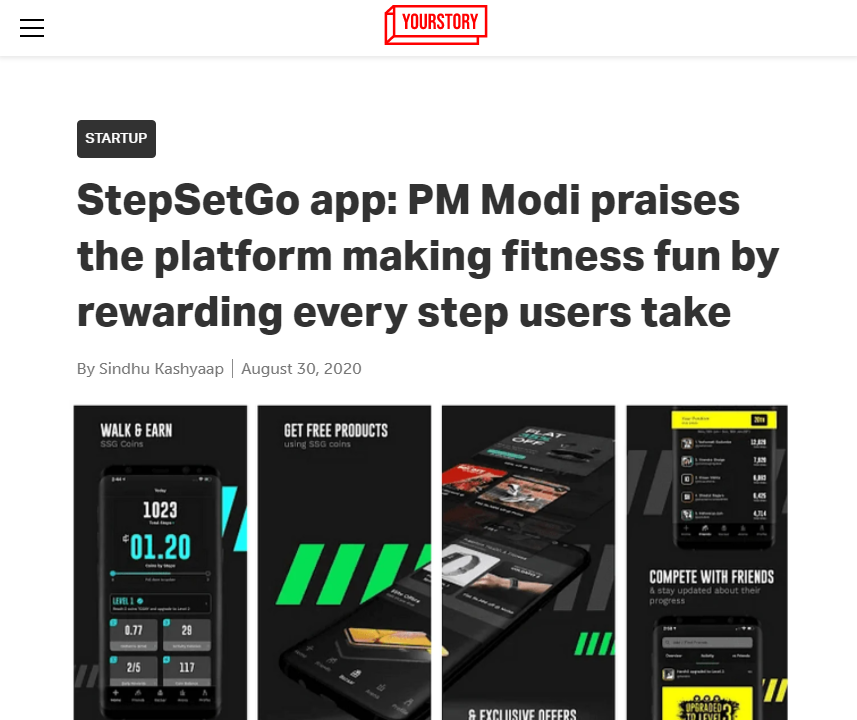 Front Page Screenshot