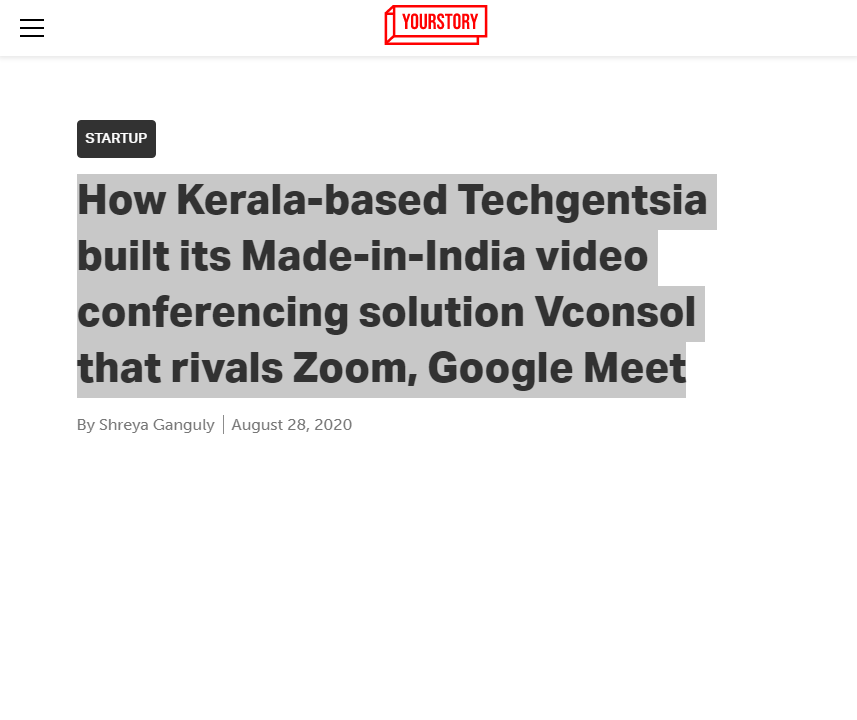 Front Page Screenshot