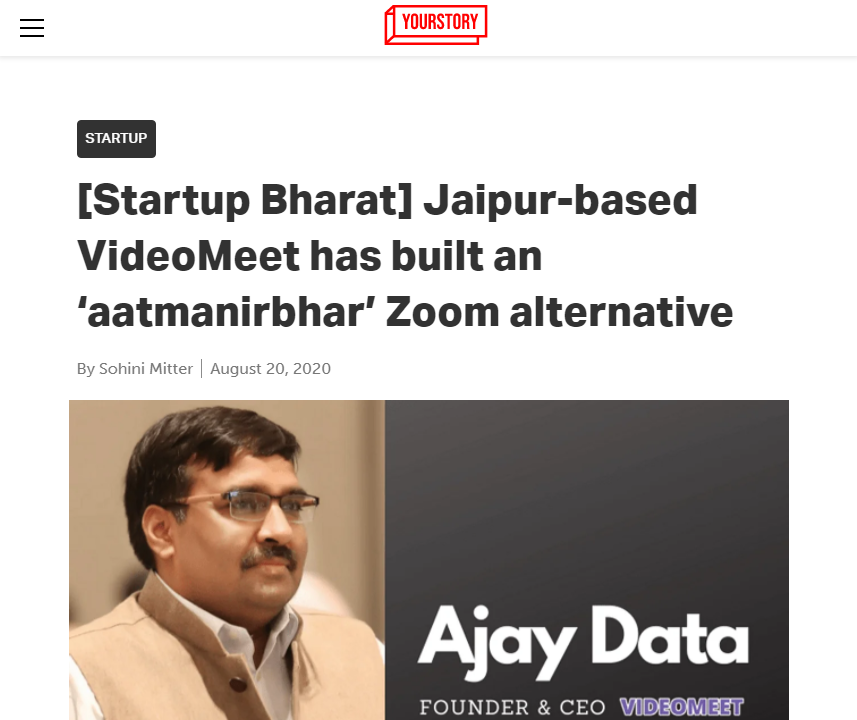 Front Page Screenshot