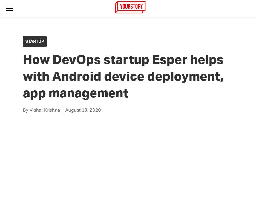 Front Page Screenshot