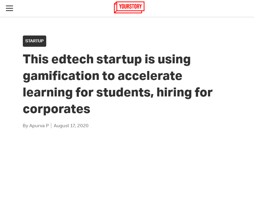 Front Page Screenshot