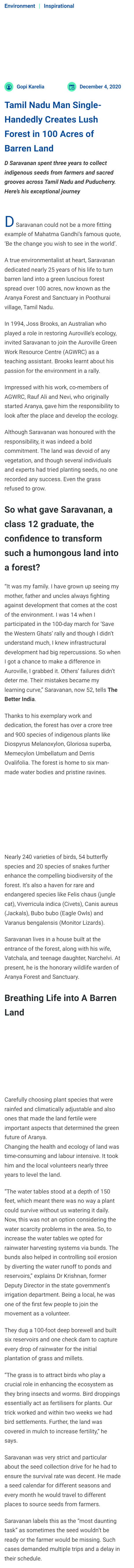 Full News Screenshot