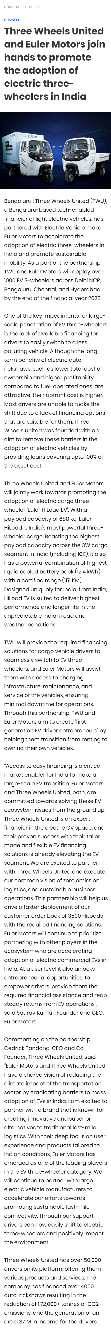 Full News Screenshot