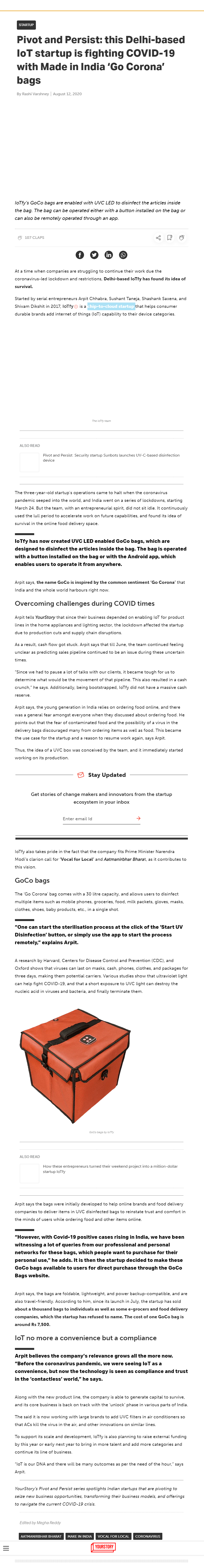 Full News Screenshot