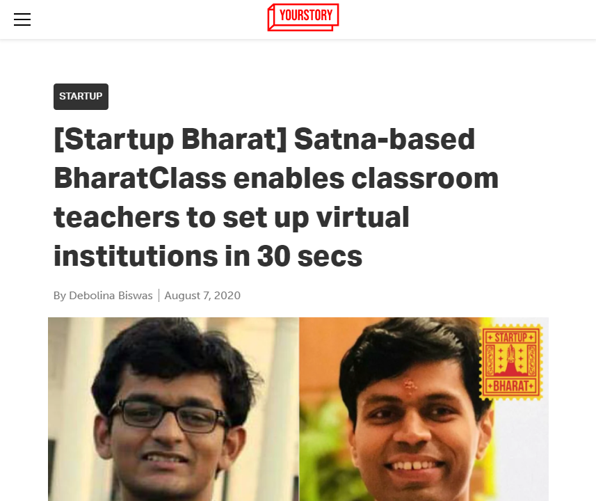 Front Page Screenshot