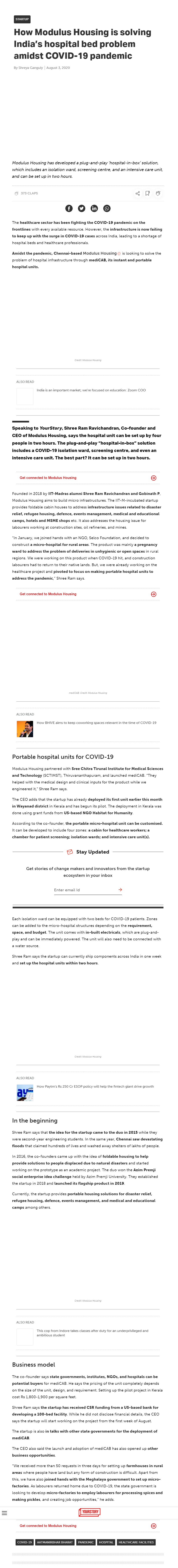 Full News Screenshot