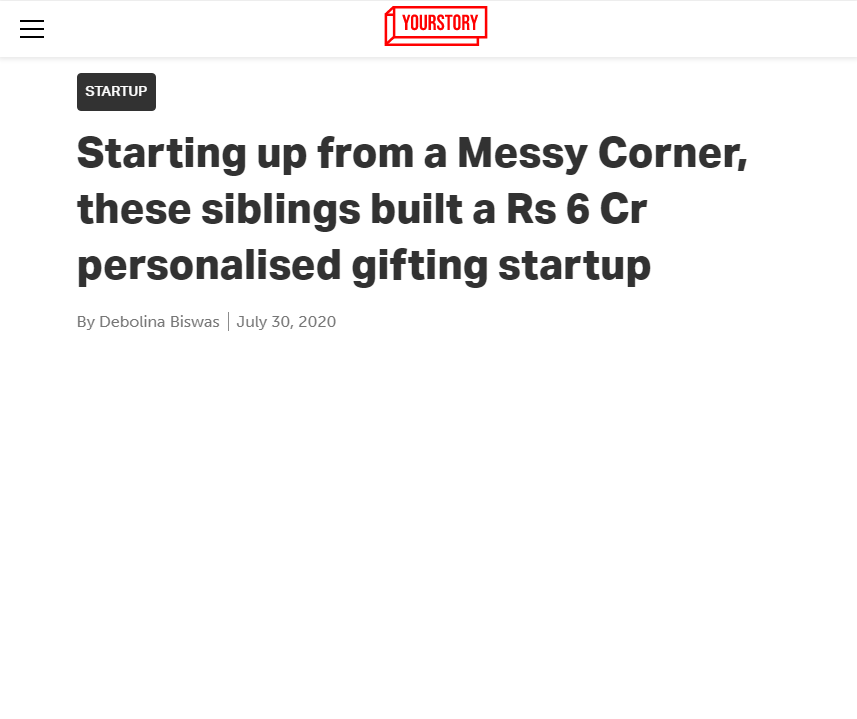 Front Page Screenshot