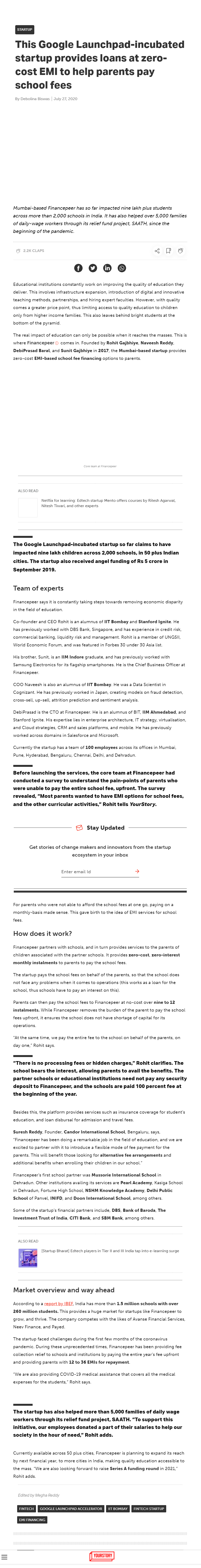 Full News Screenshot