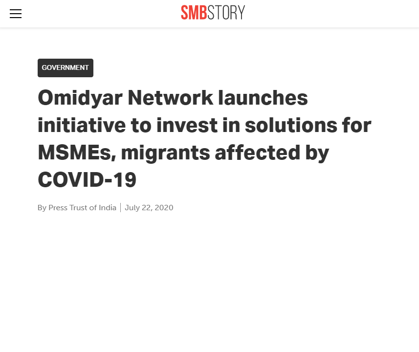 Front Page Screenshot