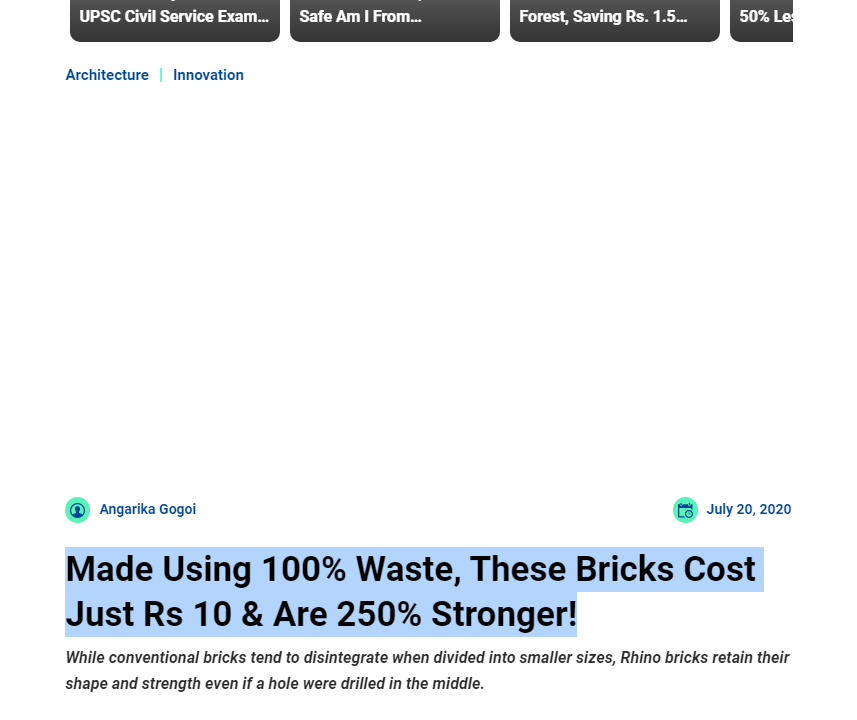 Front Page Screenshot