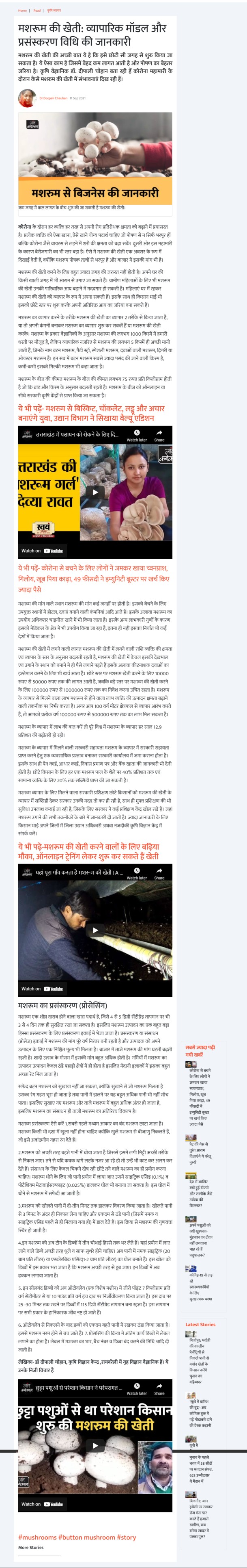 Full News Screenshot