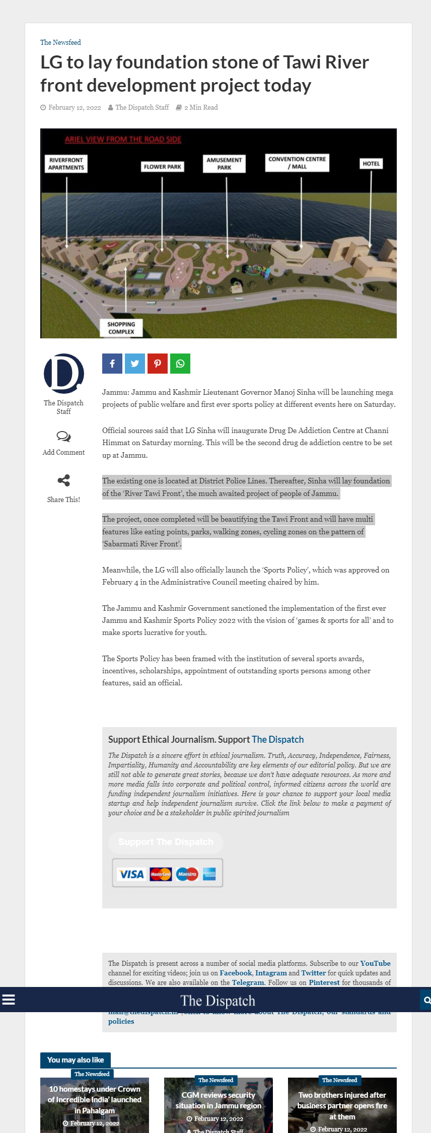 Full News Screenshot