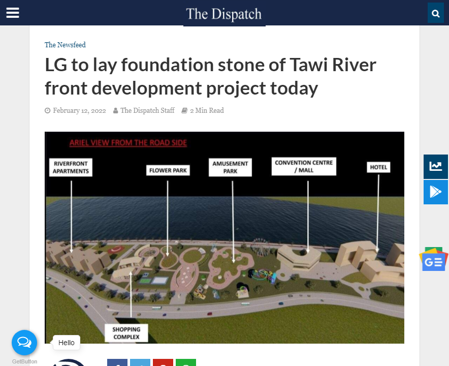 Front Page Screenshot