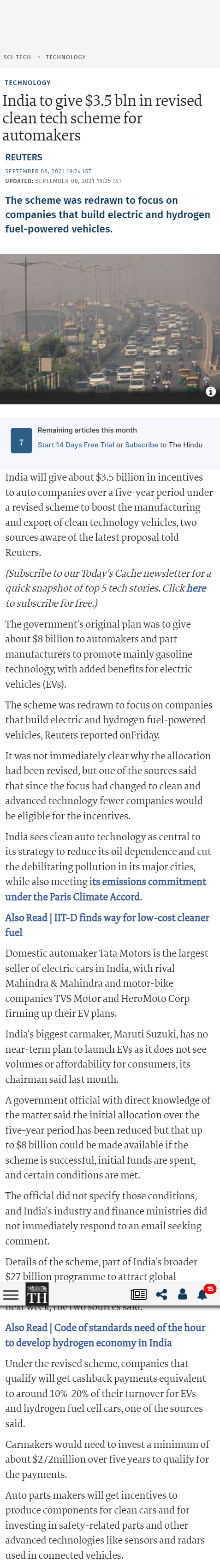 Full News Screenshot