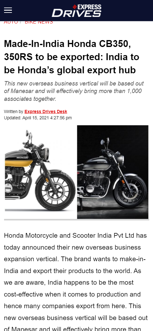 Front Page Screenshot