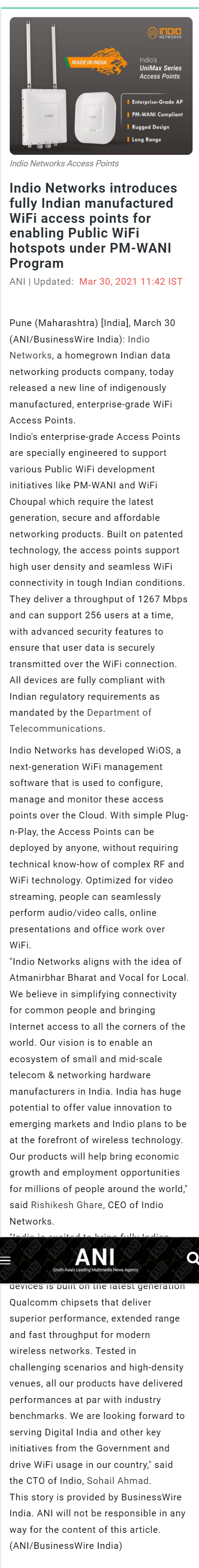 Full News Screenshot