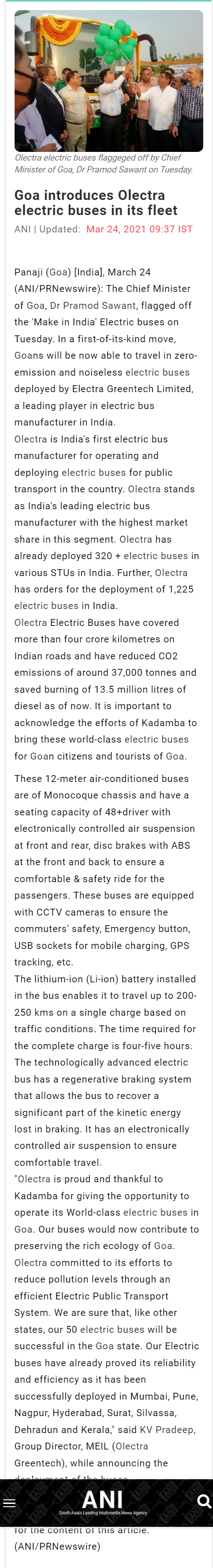 Full News Screenshot