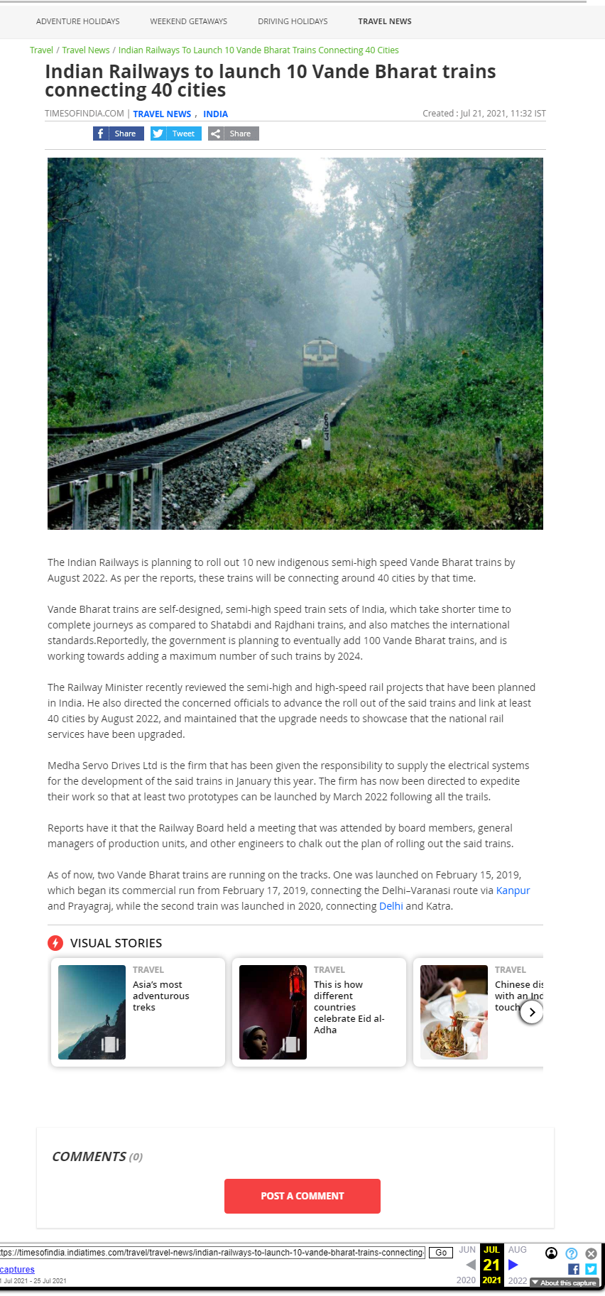 Full News Screenshot