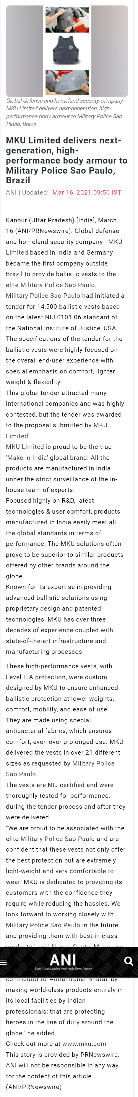 Full News Screenshot