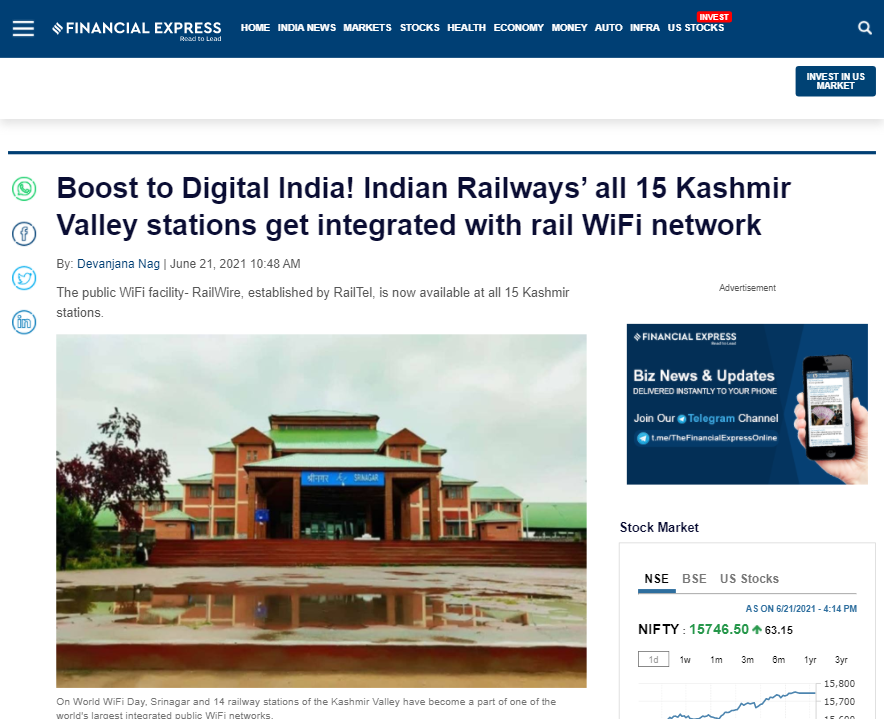 Front Page Screenshot