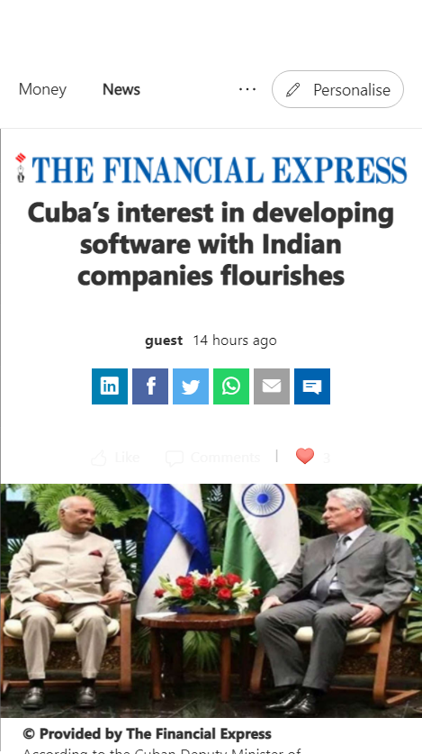 Front Page Screenshot