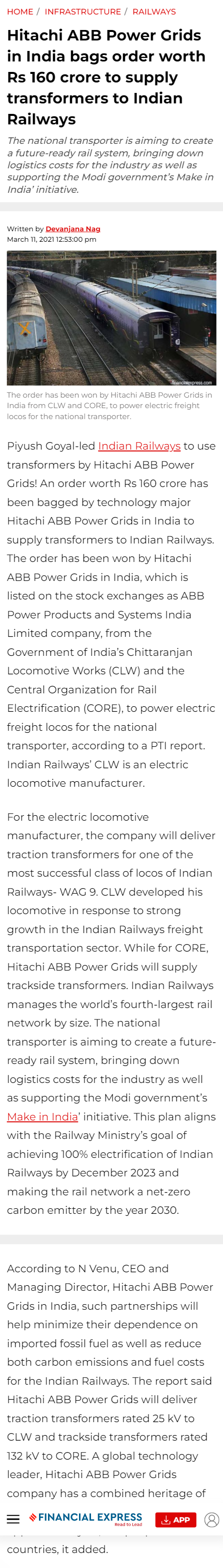 Full News Screenshot