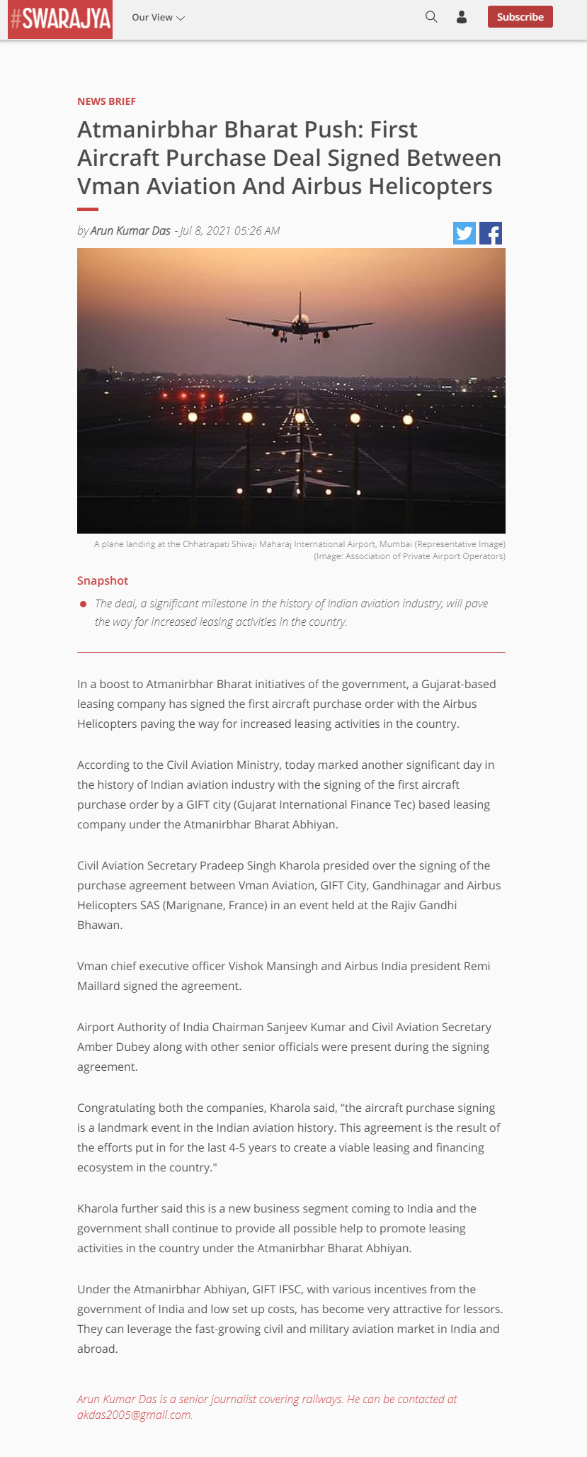 Full News Screenshot