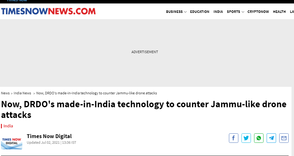 Front Page Screenshot