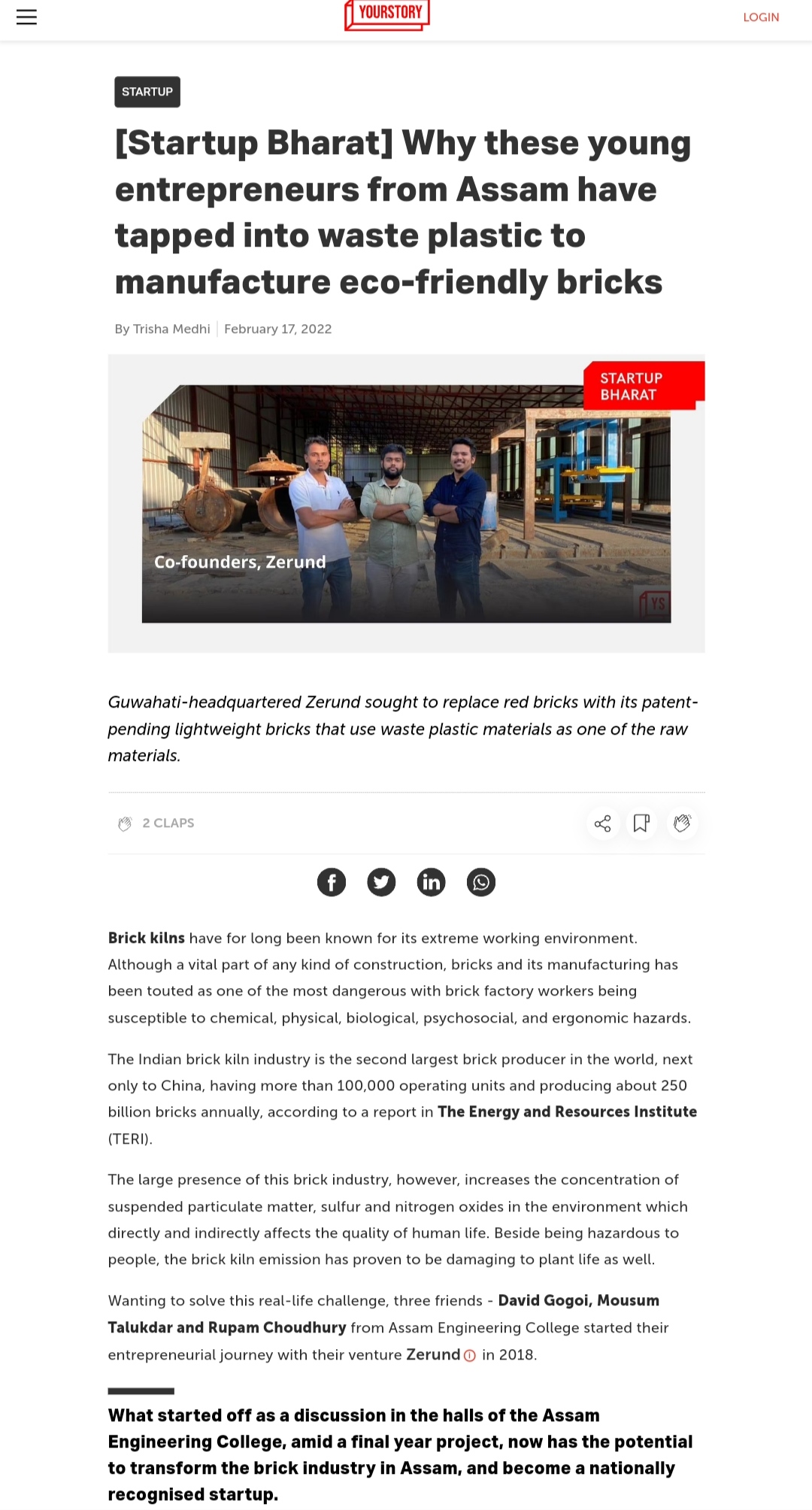 Full News Screenshot