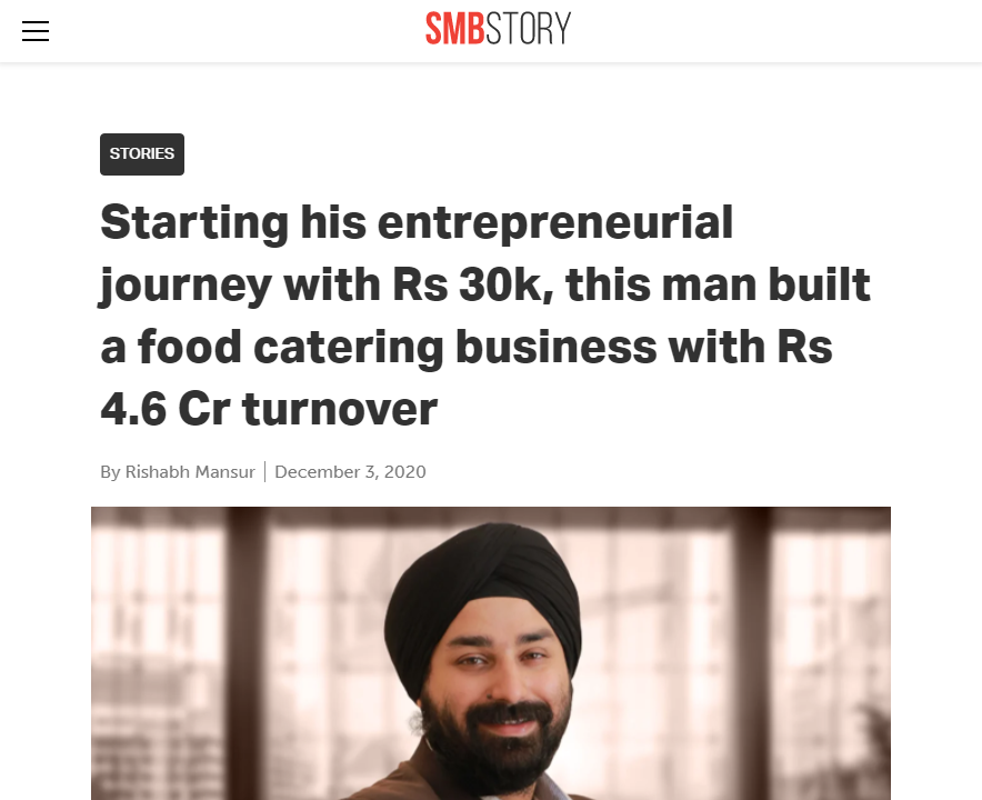 Front Page Screenshot