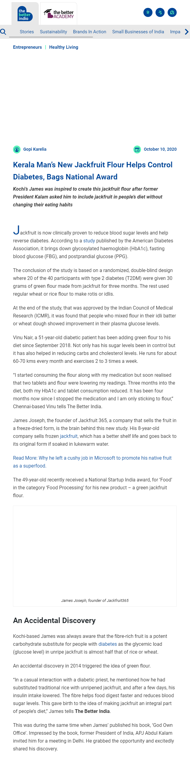 Full News Screenshot