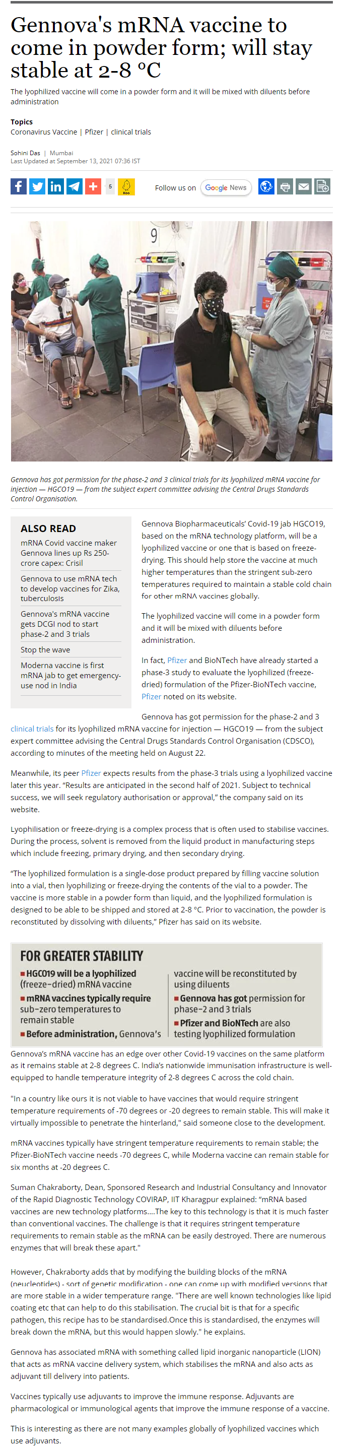 Full News Screenshot