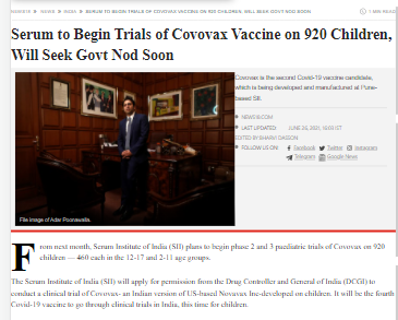 Front Page Screenshot