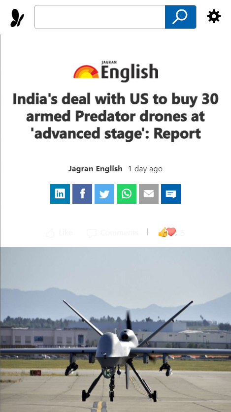 Front Page Screenshot